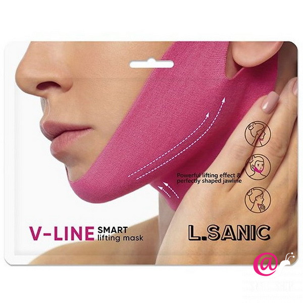L.SANIC Маска-бандаж для коррекции овала лица V Line Smart Lifting Mask