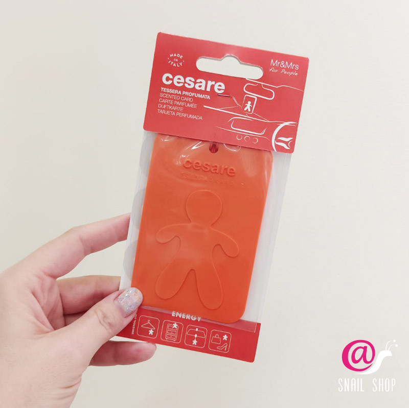 CESARE CARD Аромакарточка для автомобиля оранжевая ENERGY Энергия