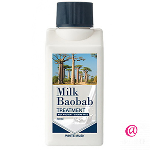 MilkBaobab Бальзам для волос с ароматом белого мускуса Treatment White Musk Travel Edition