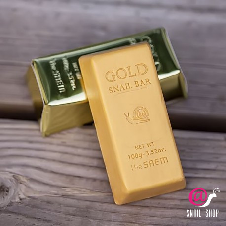 THE SAEM Мыло для умывания с экстрактом золота, муцина улитки, оливы Gold Snail Bar