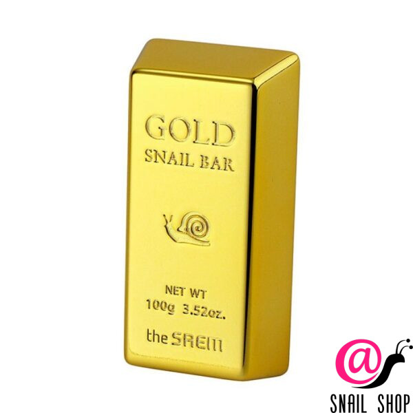 THE SAEM Мыло для умывания с экстрактом золота, муцина улитки, оливы Gold Snail Bar