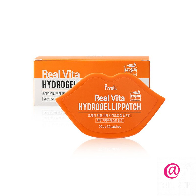 PRRETI Гидрогелевые витаминные патчи для губ Real Vita Hydrogel Lip Patch