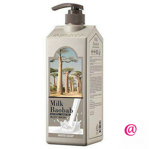 MilkBaobab Гель для душа с ароматом белого мыла Body Wash White Soap