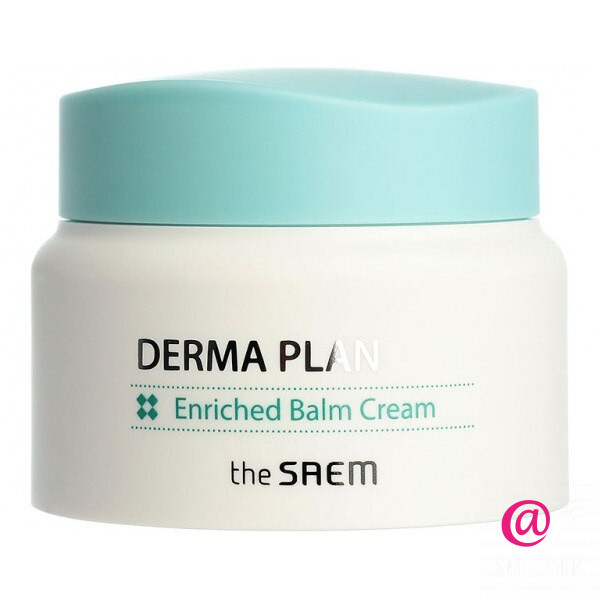THE SAEM Крем-бальзам увлажняющий для чувствительной кожи Derma Plan Enriched Balm Cream