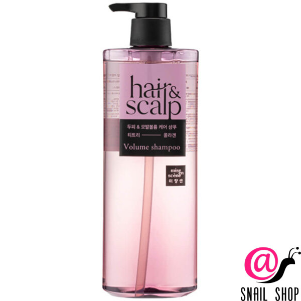 MISE EN SCENE Восстанавливающий шампунь для объёма волос Hair&Scalp Volume Shampoo
