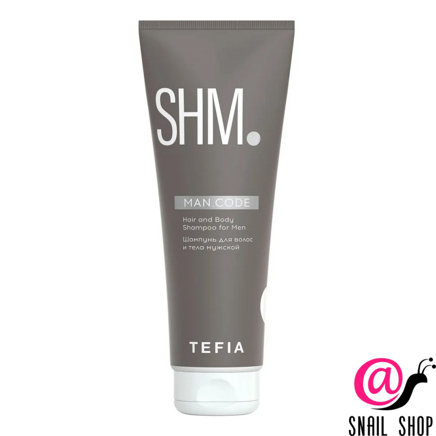 TEFIA Шампунь для волос и тела мужской Hair and Body Shampoo for Men