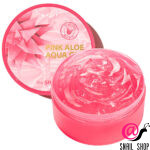 THE SAEM Универсальный розовый гель 94% алоэ для лица и тела Pink Aloe Aqua Gel
