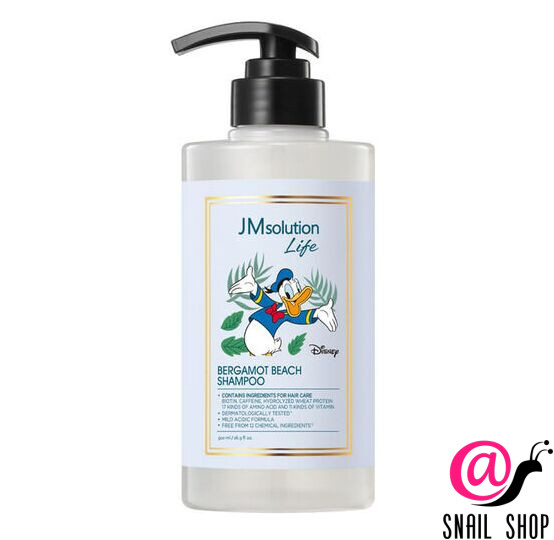 JM SOLUTION Шампунь для волос с экстрактом бергамота Shampoo Disney Life Bergamot Beach