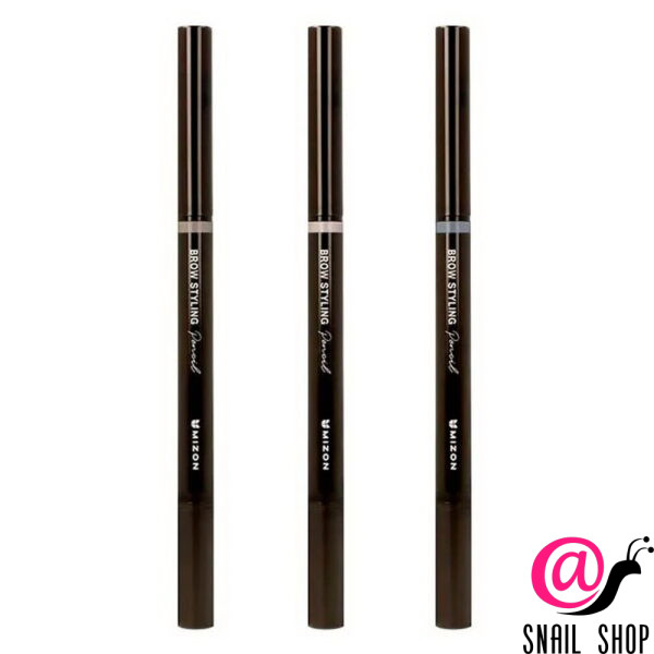 MIZON Автокарандаш для бровей с щеточкой Brow Styling Pencil