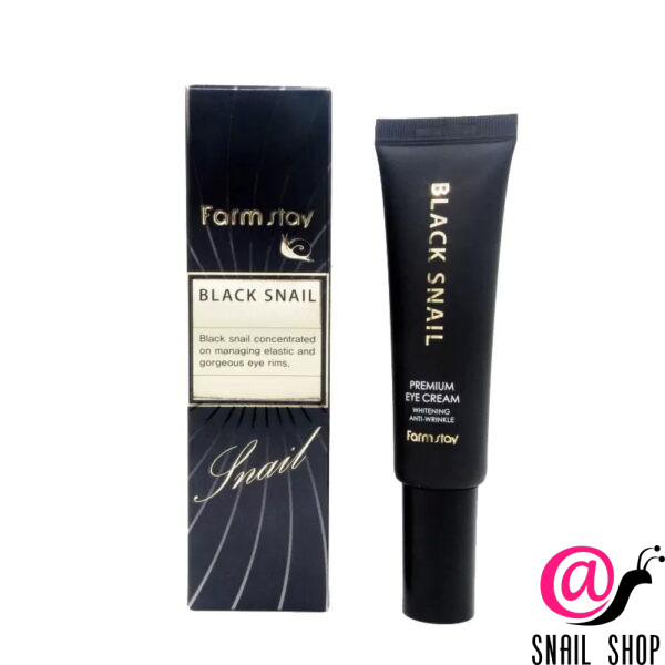 FARMSTAY Премиум-крем для кожи вокруг глаз с муцином черной улитки Black Snail Premium Eye Cream