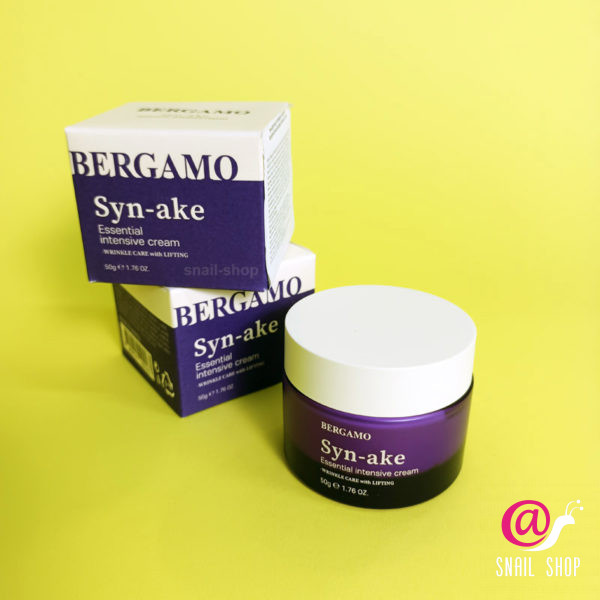 BERGAMO Крем для лица с пептидами змеи Syn-Ake Essential Intensive Cream