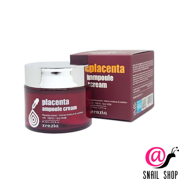 ZENZIA Плацентарный крем для лица Placenta Ampoule Cream