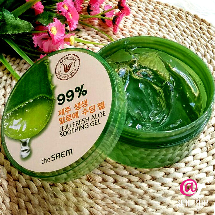THE SAEM Гель с алоэ универсальный увлажняющий Jeju Fresh Aloe Soothing Gel 99%