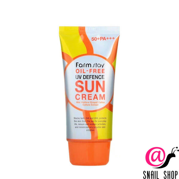 FARMSTAY Солнцезащитный обезжиренный крем Oil-Free Uv Defence Sun Cream SPF 50+ PA+++