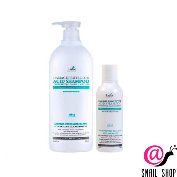 LA'DOR Шампунь для волос с аргановым маслом Damaged Protector Acid Shampoo