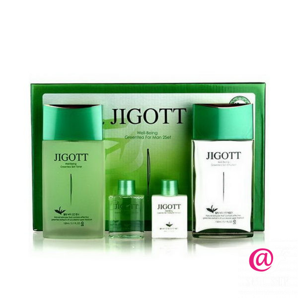 JIGOTT Мужской набор для ухода за лицом Зелёный чай Well-being Green Tea Homme Skin Care 2SET
