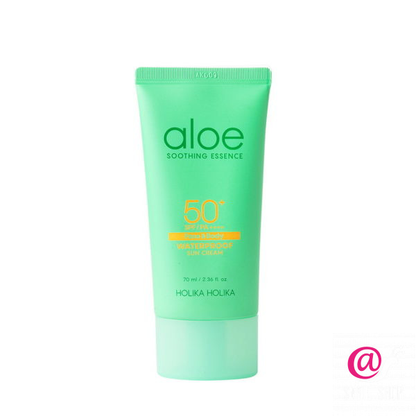 HOLIKA HOLIKA Солнцезащитный крем с алоэ Aloe Waterproof Sun Cream SPF 50+ PA ++++