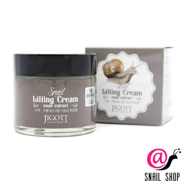 JIGOTT Лифтинг-крем для лица с муцином улитки Snail Lifting Cream 70мл