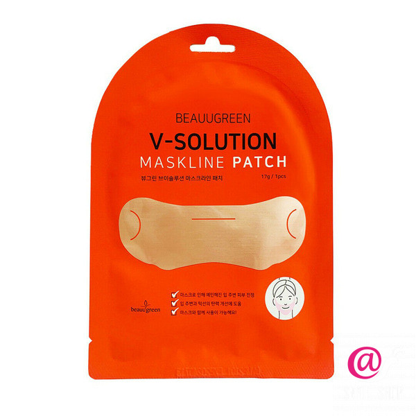 BeauuGreen Маска-патч для коррекции овала лица V-Solution Mask Line Patch