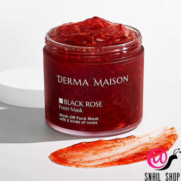 MEDI-PEEL Тонизирующая маска с экстрактом розы и комплексом ферментов Derma Maison Black Rose