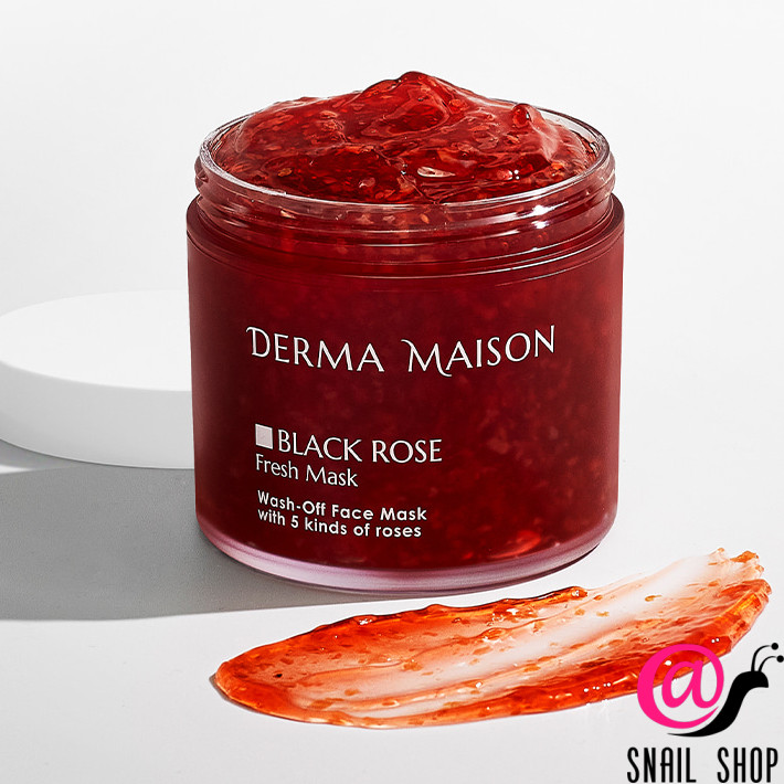 MEDI-PEEL Тонизирующая маска с экстрактом розы и комплексом ферментов Derma Maison Black Rose
