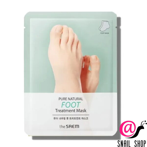 THE SAEM Маска для ног Pure Natural Foot Treatment Mask