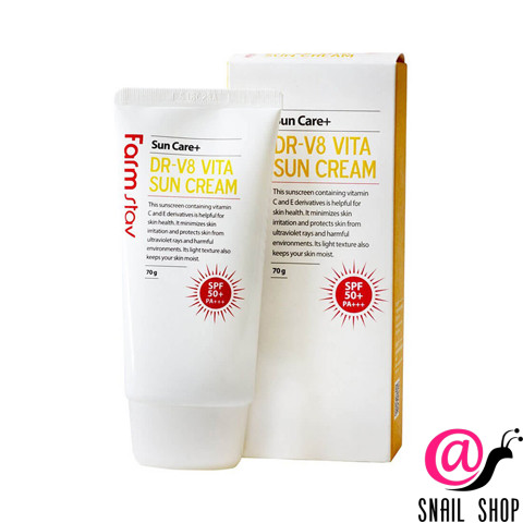 FARMSTAY Солнцезащитный крем с витаминами Dr.V8 Vita Sun Cream Spf50 Pa+++
