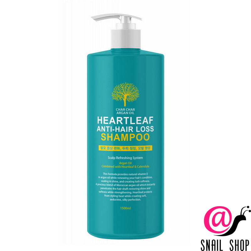 CHAR CHAR Шампунь для волос ПРОТИВ ВЫПАДЕНИЯ Argan Oil Heartleaf Anti-Hair Loss Shampoo